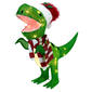 Pre-Lit Dinosaur with Stocking Hat & Scarf Sculpture - image 2