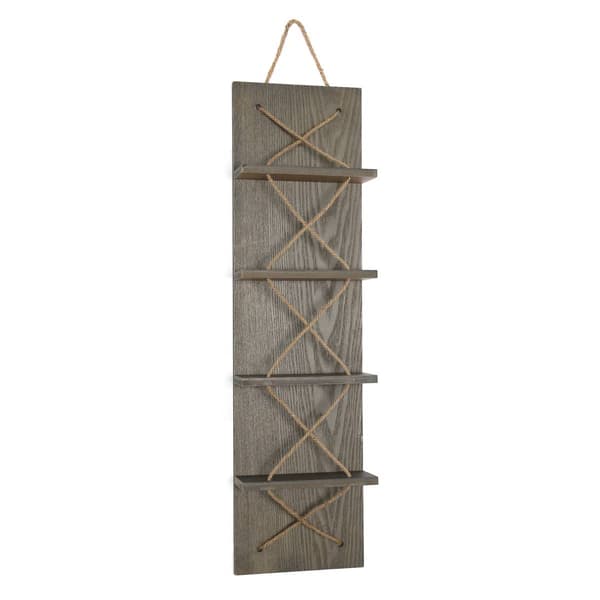 Elegant Designs&#40;tm&#41; Positano Nautical Wall Mounted Wine Rack - image 