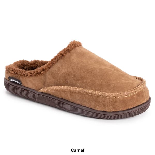 Mens MUK LUKS&#174; Faux Suede Clog Slippers