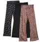 Girls (7-16) Forever 21 3pk. Leopard/Solid/Bow Flare Leggings - image 2
