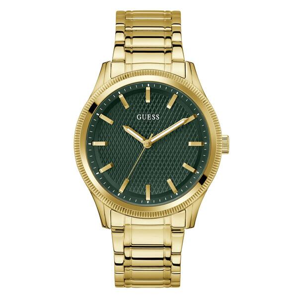 Mens Guess Gold-Tone Stainless Steel Watch - GW0626G2 - image 