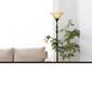 Lalia Home Reading Light/Marble Glass Shades Torchiere Floor Lamp - image 7