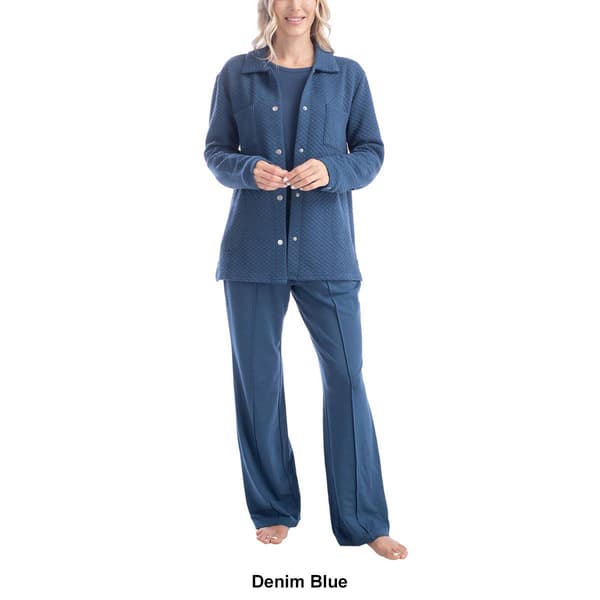 Womens Tall MUK LUKS&#174; 3pc. Sleep & Lounge Pajama Set