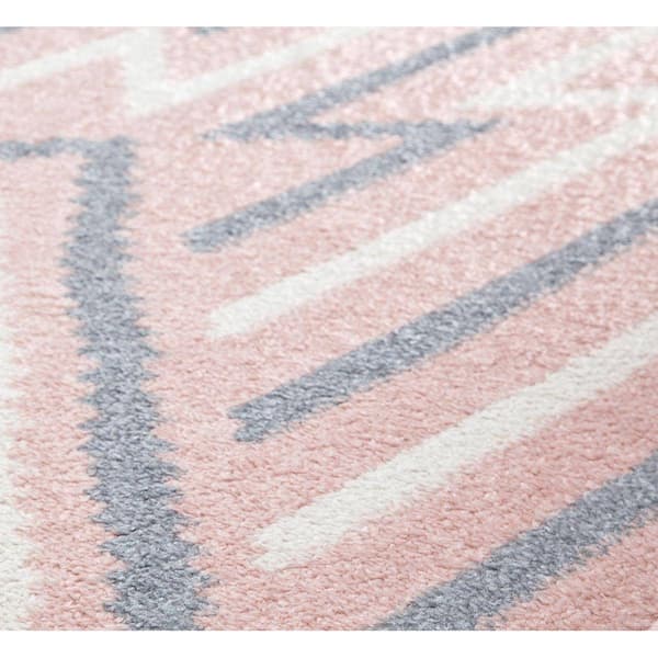 Rugs America™ Miko Strawberry Geometric Contemporary Area Rug