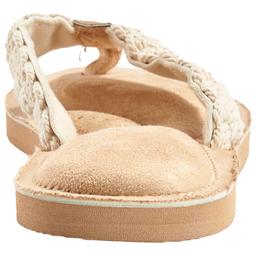 Womens Capelli New York Solid Braided Eva Flip Flops