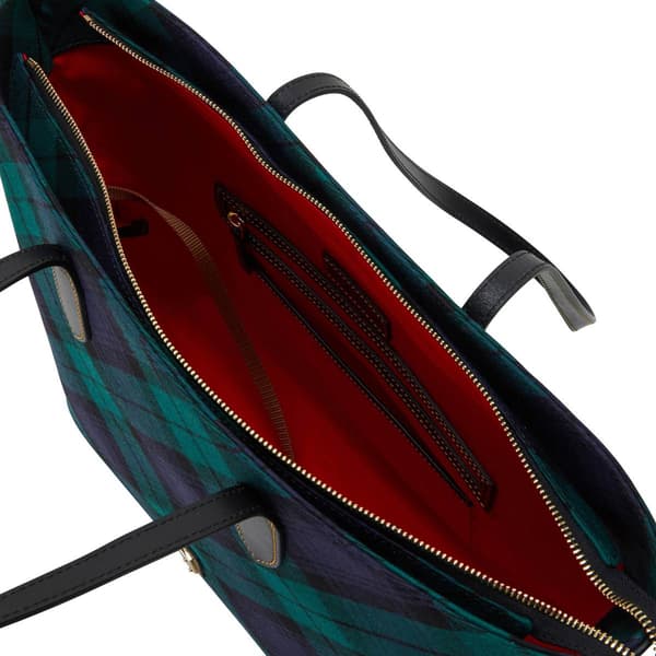 Dooney &amp; Bourke Tartan Tote - Blue