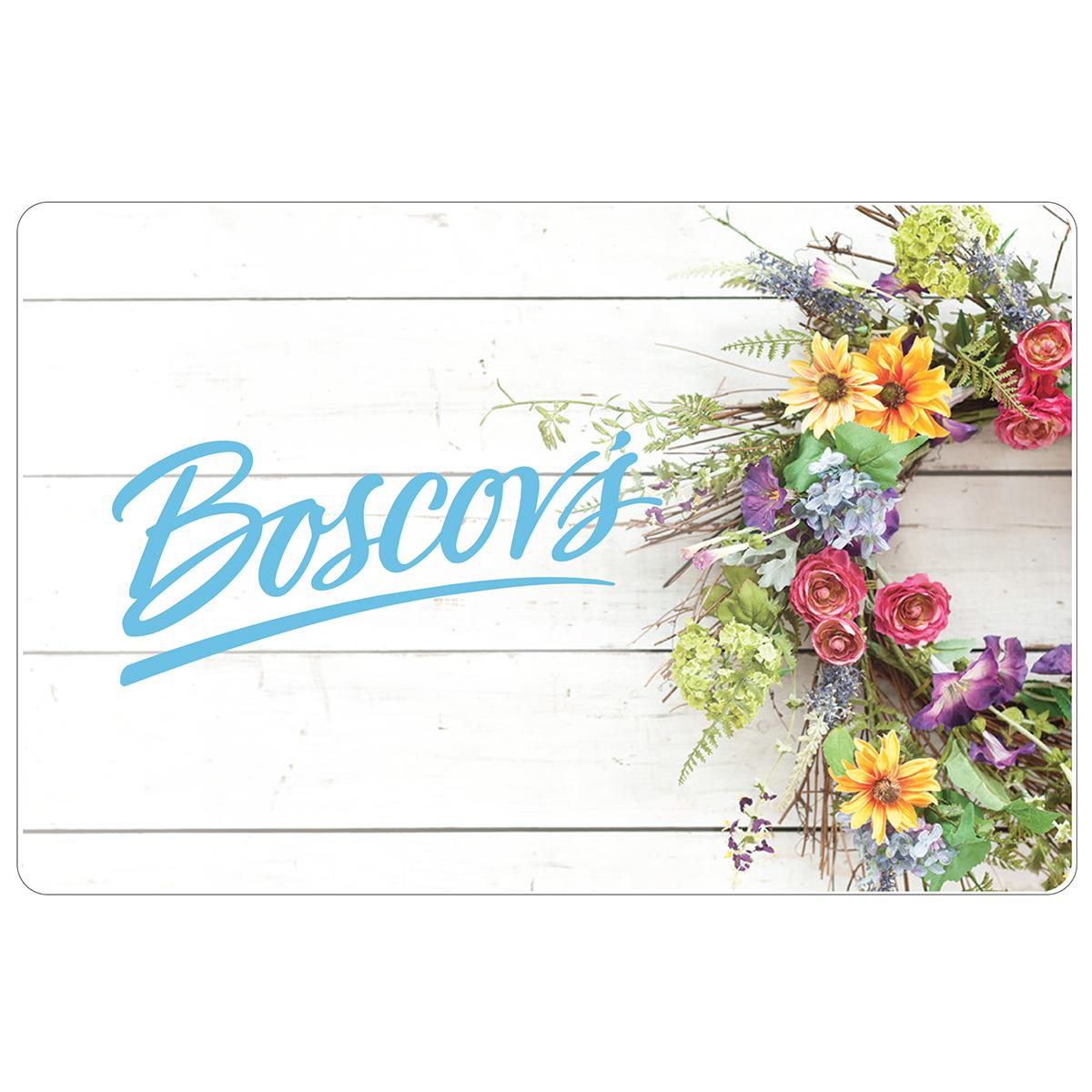 Boscov’s Floral Wreath Gift Card