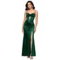 Juniors Blondie Nites Stretch Sateen Cut Out Sheath Dress - image 1