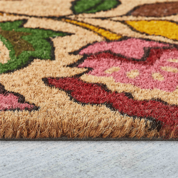 VCNY Home Spring Bliss Floral Outdoor Coir Doormat