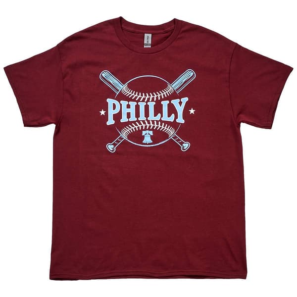 Mens Philadelphia Phillies Philly Bats Ball Tee