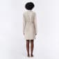 Womens Nicole Miller Short Sleeve Brushed Poly Rib Shawl Collar - image 2