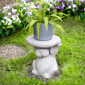 Northlight Dog Outdoor Garden Plant Stand - image 1