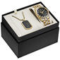 Mens Bulova Crystal Accent Watch and Dog Tag Box Set - 98K107 - image 1