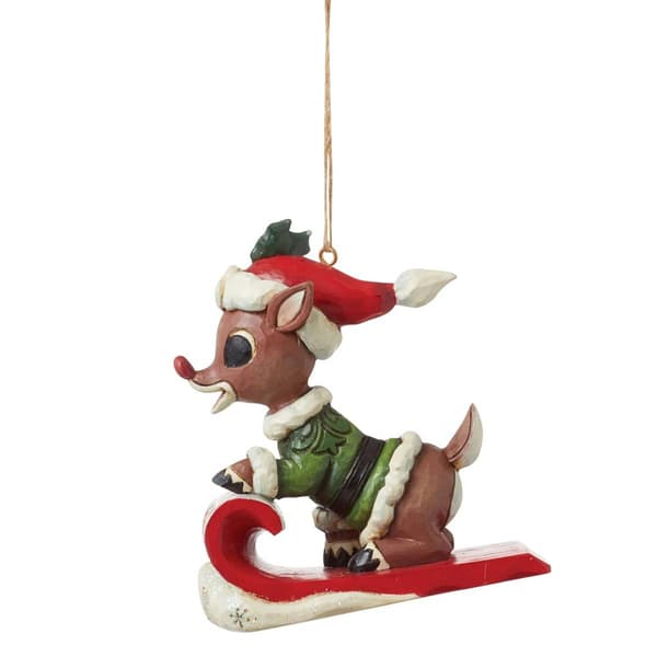 Jim Shore Dated 2024 Sledding Rudolph Ornament