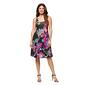 Womens 24/7 Comfort Apparel Pink Paisley Tank Swing Dress - image 1