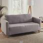 Teflon Embossed Stretch Loveseat Slipcover - image 3