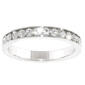 Athra Fine Silver-Plated/Clear Crystal Eternity Band Ring - image 1
