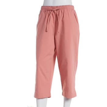 Plus Size Hasting & Smith Sheeting Capri Pants - Boscov's