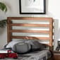 Baxton Studio Akemi Ash Walnut Finished Wood Twin Size Headboard - image 3
