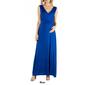 Womens 24/7 Comfort Apparel V-Neck Maternity Maxi Dress - image 5