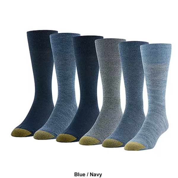 Mens Gold Toe® 6pk. Cambridge Crew Socks - Boscov's