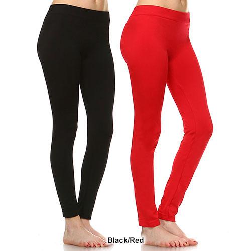 Womens White Mark 2pk. Solid Skinny Leggings