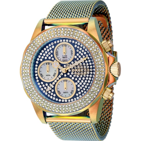 Women Invicta Pro Diver Blue Dial Sub Dial Watch - 44258 - image 