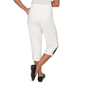 Petite Alfred Dunner Crowd Pleaser Embroidery Hem Capris - image 2