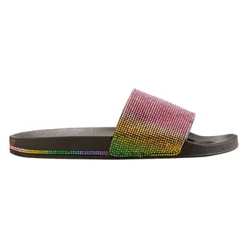 Womens Capelli New York Ombre Gem Slide Sandals - Boscov's