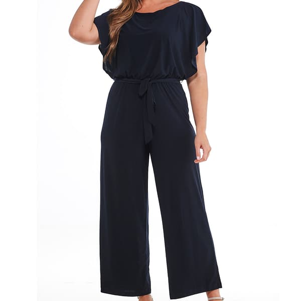 Womens Emma & Michele Blouson Jumpsuit