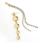 Steve Madden Sphere & Chain Front Back Dangle Earring - image 3
