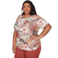 Plus Size Alfred Dunner Spice Market Dramatic Floral Blouse - image 3