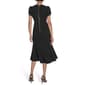 Womens Calvin Klein Short Tulip Sleeve Crepe A-Line Dress - image 2