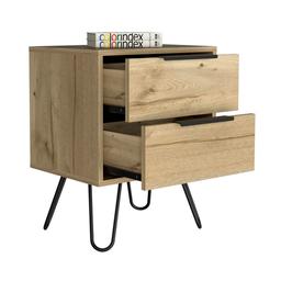 FM FURNITURE Nuvo 2-Drawer Nightstand