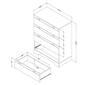 South Shore Reevo 4-Drawer Chest - White - image 2