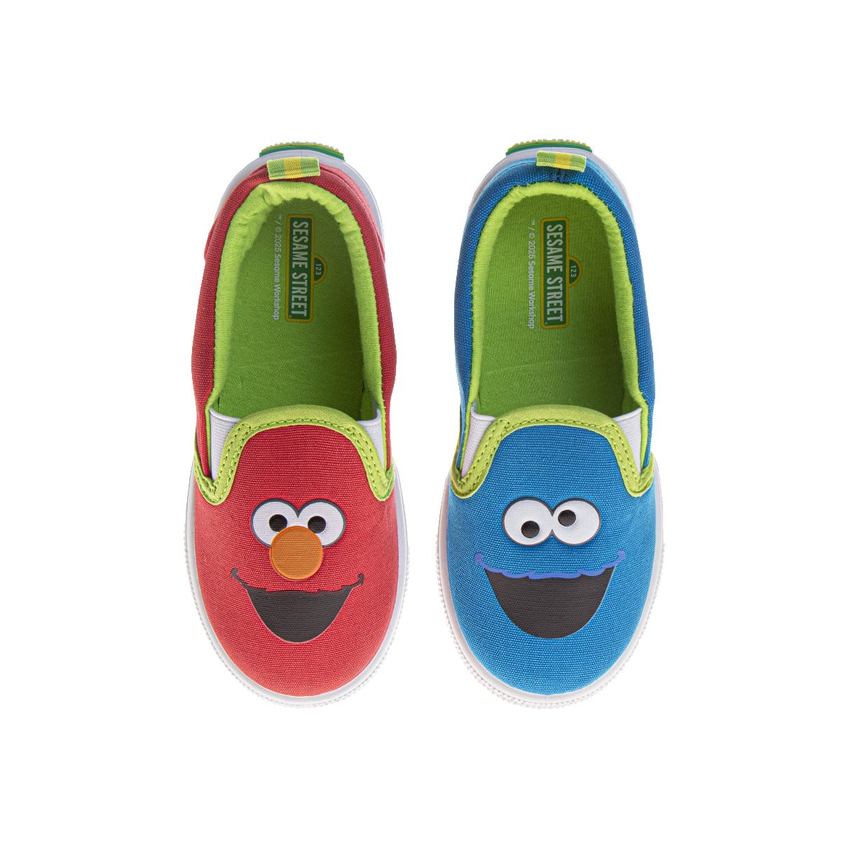 Toddler Unisex Sesame Street(R) Cookie & Elmo Slip On Sneakers