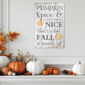 Northlight Pumpkin Spice Everything Nice Fall Wooden Wall Sign - image 1