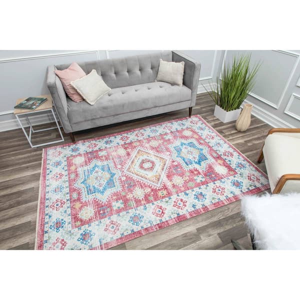 Rugs America™ Iggi Righteous Rosie Transitional Vintage Area Rug