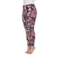 Plus Size White Mark Purple & Fuchsia Paisley Printed Leggings - image 3