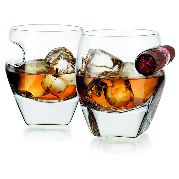 Godinger Arturo Cigar Whiskey Tumblers - Set of 2 - image 