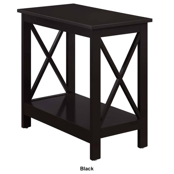 Convenience Concepts Oxford Chairside End Table w/ Shelf