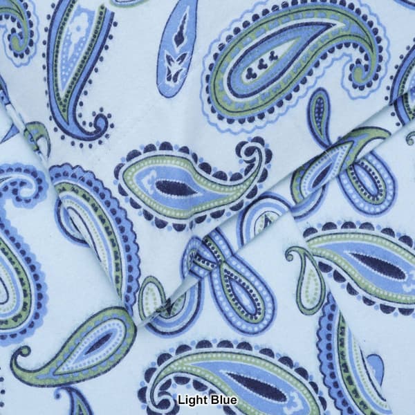 Superior 2pc. Cotton Flannel Paisley Pillowcase Set