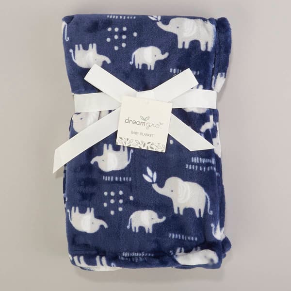 dreamgro Elephant Blue Velboa Blkt - image 