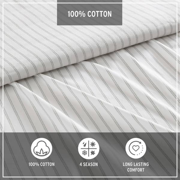 Eddie Bauer Trail Stripe Cotton Flannel Sheet Set