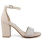Womens Sugar Machelene Block Heel Slingback Sandals - image 2