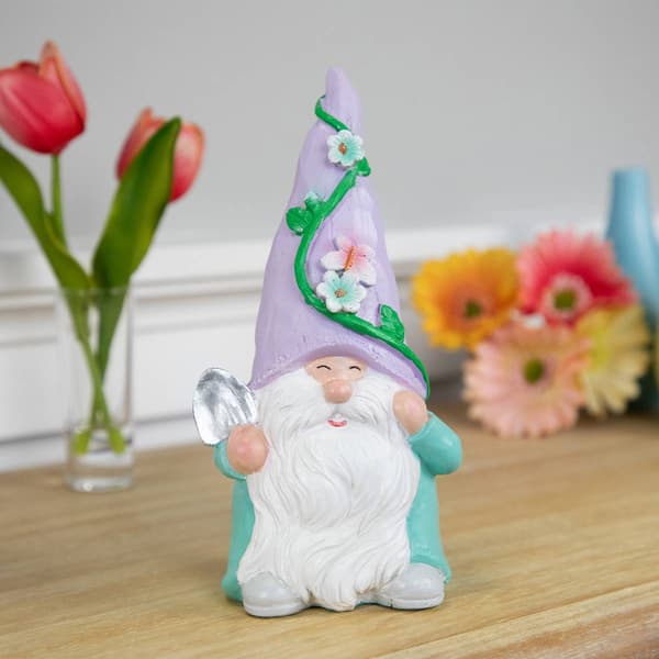 Northlight Seasonal Happy Gnome with Shovel Decorative Accent