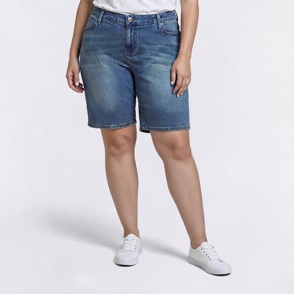Juniors Plus YMI(R) Relax Fit Jorts - image 