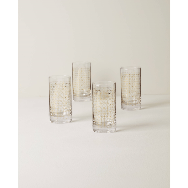 Lenox® Tuscany Classics Gold Dust Highball Glasses - Set of 4