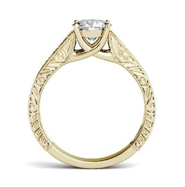 Charles & Colvard&#174; Forever One&#8482; 14kt. Gold Moissanite Ring