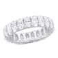 Sterling Silver 4 1/5ctw. White Moissanite Eternity Ring - image 1